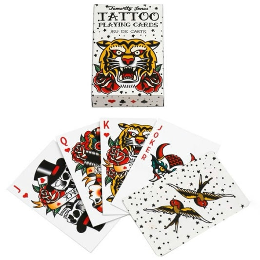 Vintage Tattoo Playing Cards