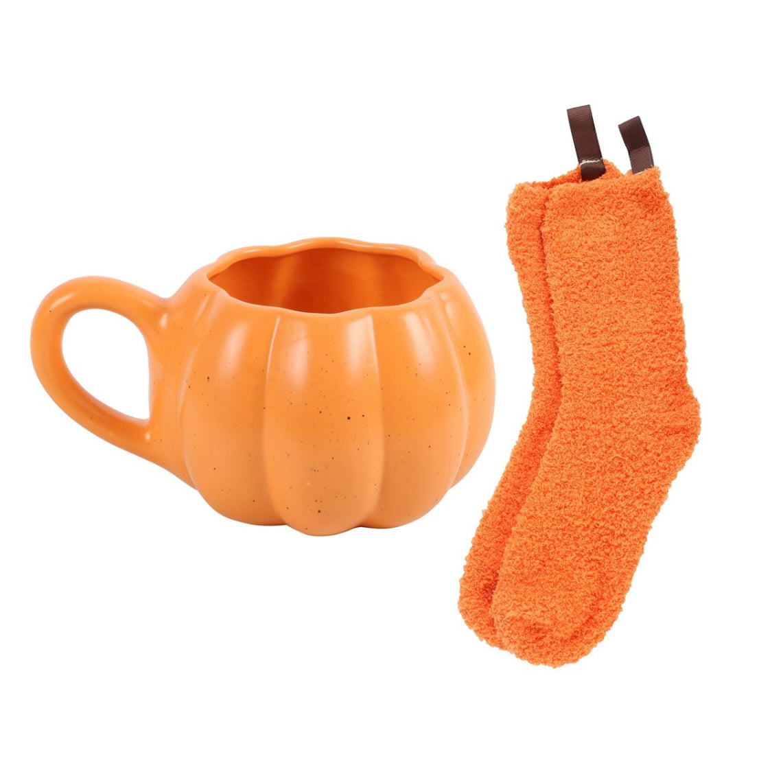 Boo basket pumpkin mug and socks set