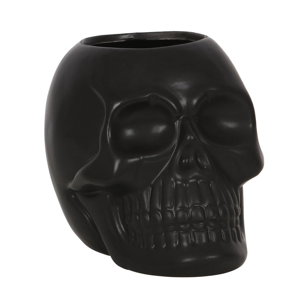 Black Skull Toothpaste Holder