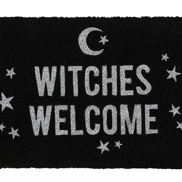 Black Witches Welcome Doormat