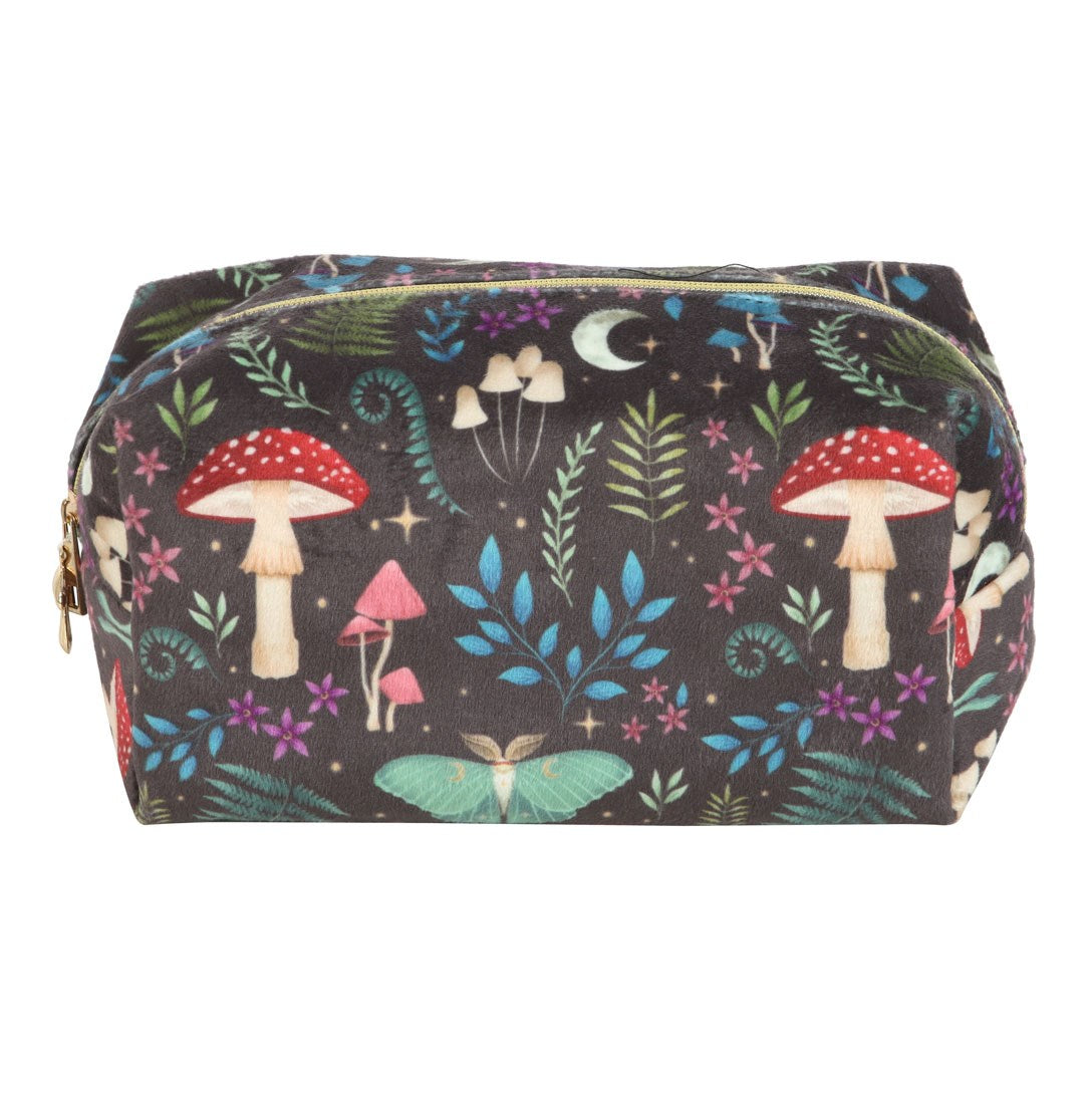 Dark Forest Print Make Up Bag