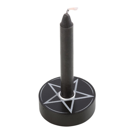 Pentagram Spell Candle Holder