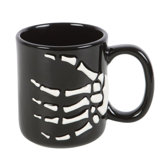 Skeleton Hand mug