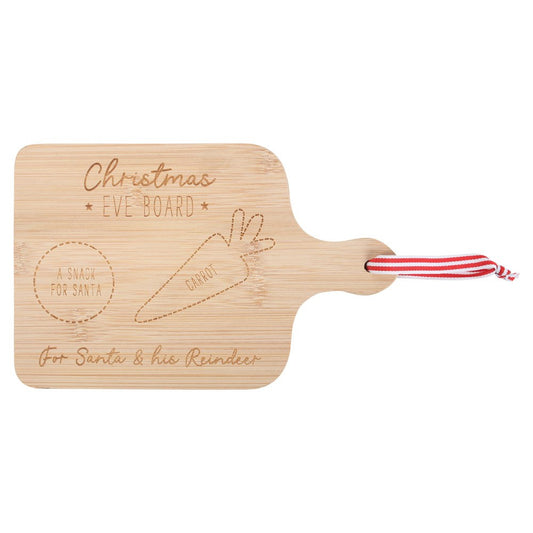 Wooden Christmas Eve Serving Board
