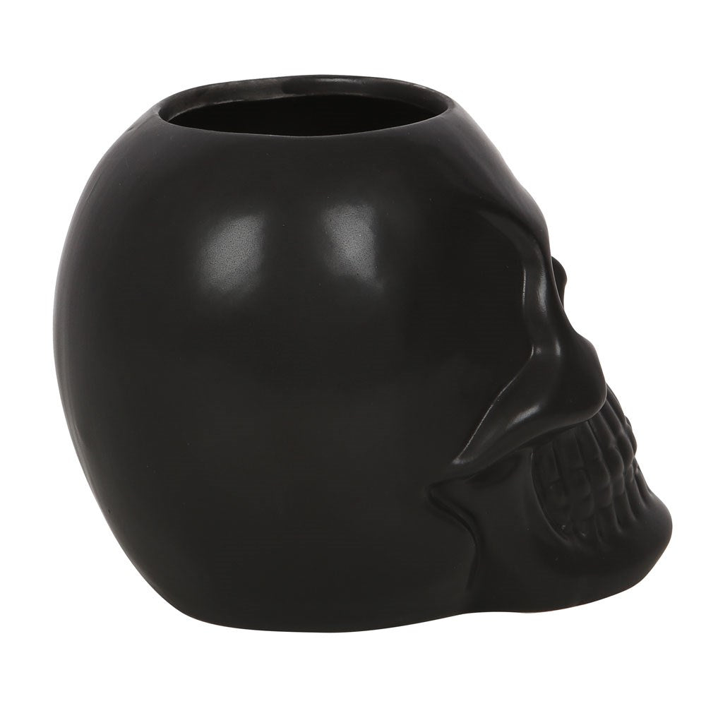 Black Skull Toothpaste Holder